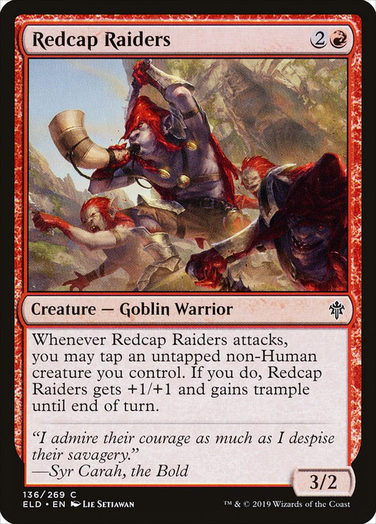 MTG Card Title: Redcap Raiders ELD/136
