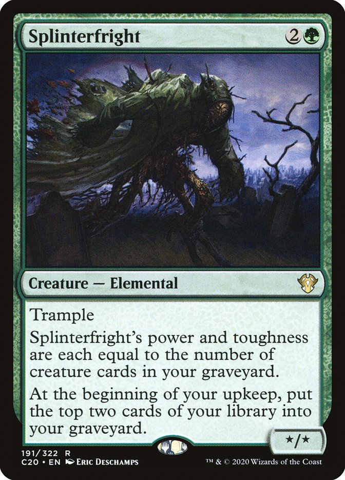 MTG Card Title: Splinterfright C20/191