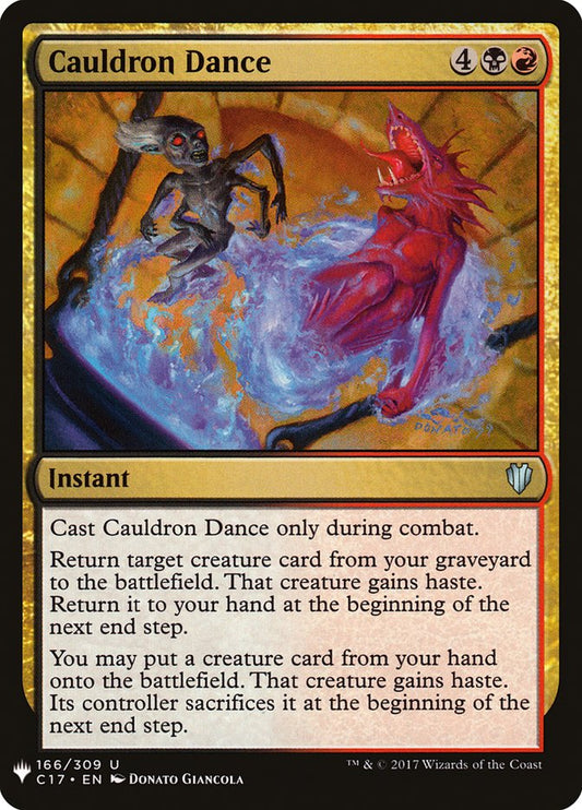 MTG Card Title: Cauldron Dance PLST/C17-166