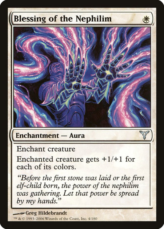 MTG Card Title: Blessing of the Nephilim DIS/4