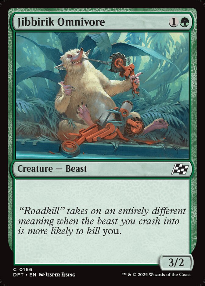 MTG Card Title: Jibbirik Omnivore DFT/166