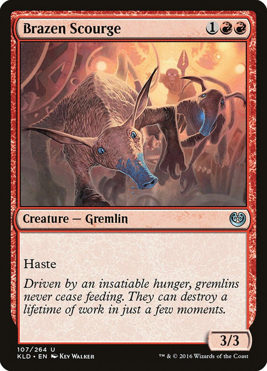 MTG Card Title: Brazen Scourge KLD/107