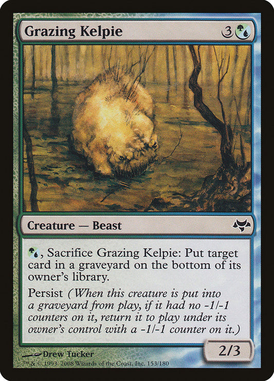 MTG Card Title: Grazing Kelpie EVE/153