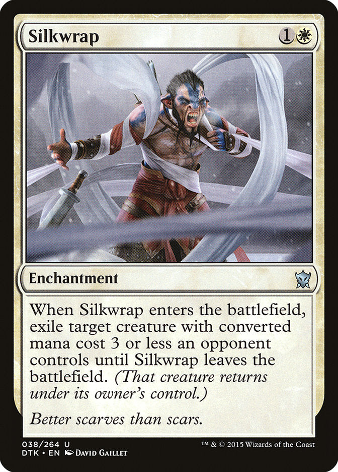 MTG Card Title: Silkwrap DTK/38