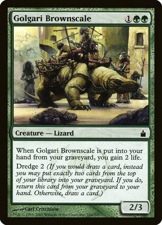 MTG Card Title: Golgari Brownscale RAV/166