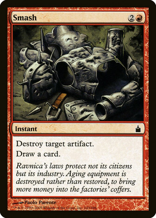 MTG Card Title: Smash RAV/143