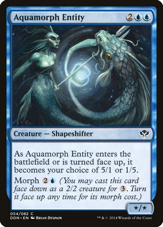 MTG Card Title: Aquamorph Entity DDN/54
