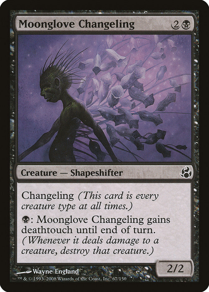 MTG Card Title: Moonglove Changeling MOR/67
