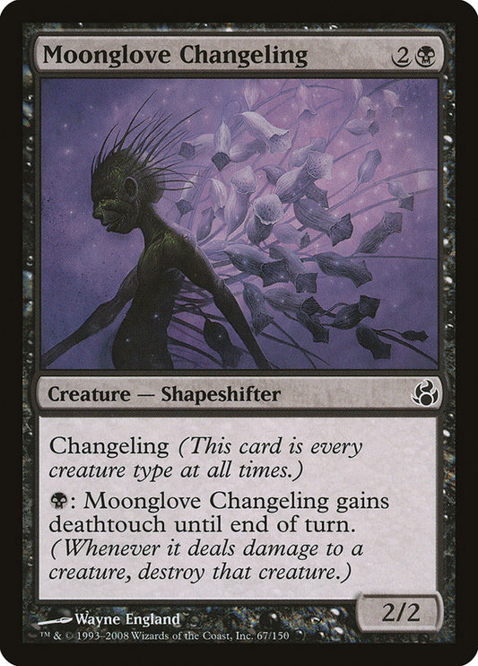 MTG Card Title: Moonglove Changeling MOR/67