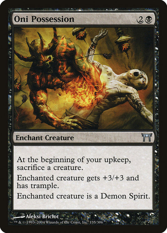 MTG Card Title: Oni Possession CHK/135