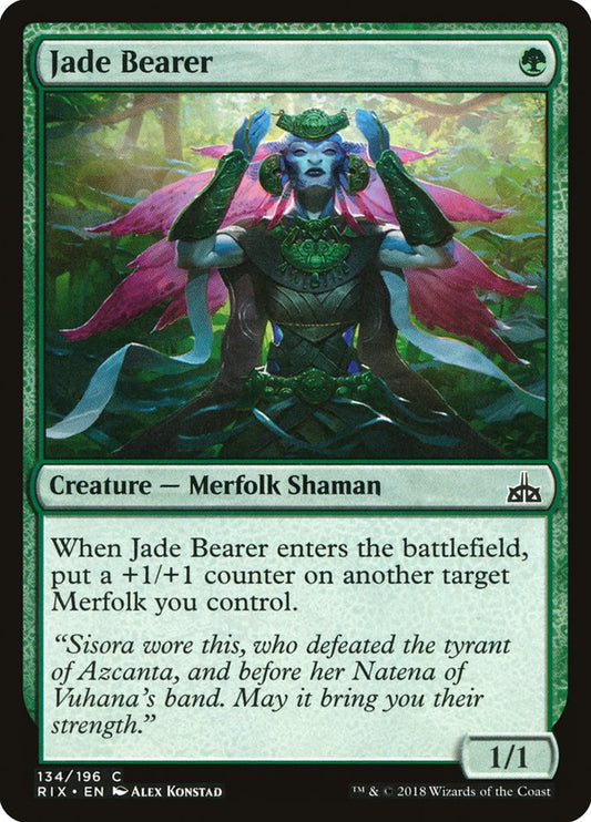 MTG Card Title: Jade Bearer RIX/134