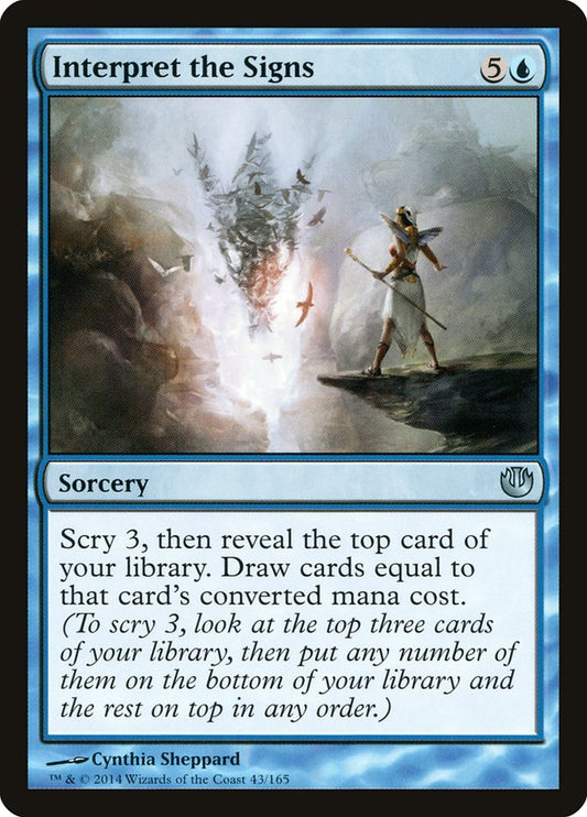 MTG Card Title: Interpret the Signs JOU/43