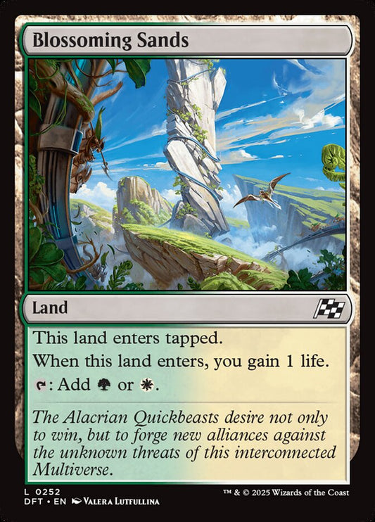 MTG Card Title: Blossoming Sands DFT/252