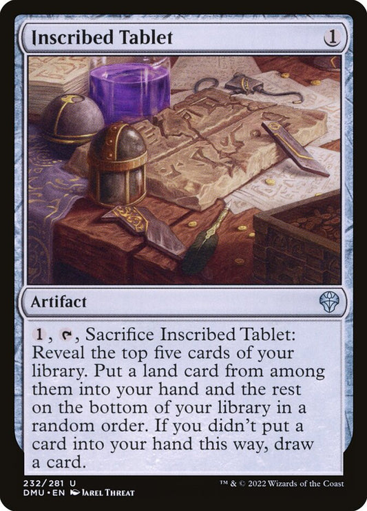 MTG Card Title: Inscribed Tablet DMU/232