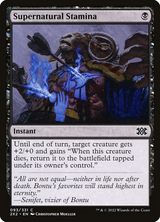 MTG Card Title: Supernatural Stamina 2X2/93