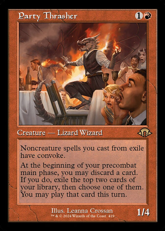 MTG Card Title: Party Thrasher MH3/419