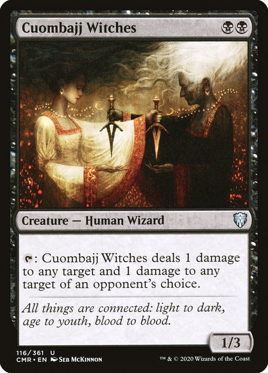 MTG Card Title: Cuombajj Witches CMR/116