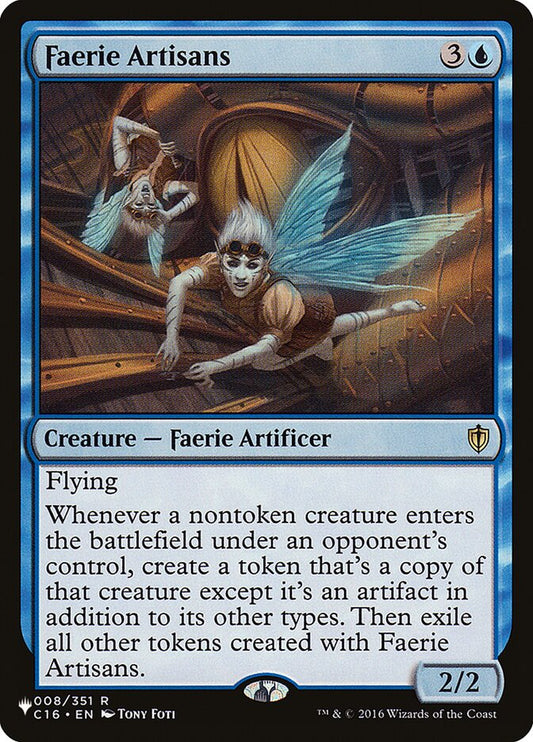 MTG Card Title: Faerie Artisans PLST/C16-8