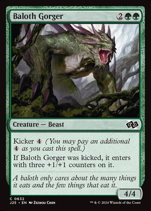 MTG Card Title: Baloth Gorger J25/632