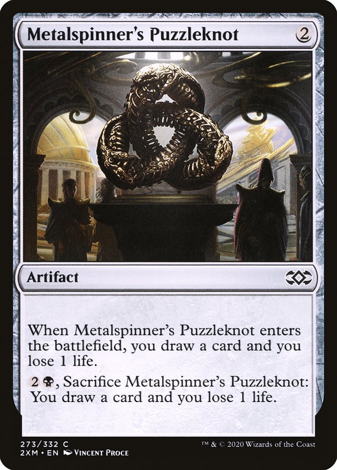 MTG Card Title: Metalspinner's Puzzleknot 2XM/273