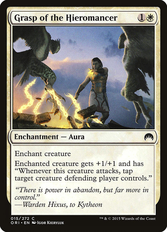 MTG Card Title: Grasp of the Hieromancer ORI/15