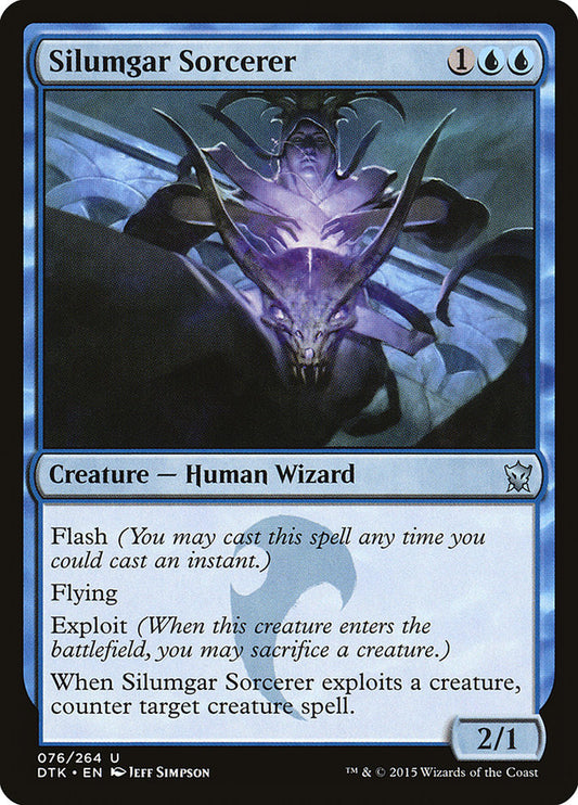 MTG Card Title: Silumgar Sorcerer DTK/76