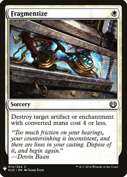 MTG Card Title: Fragmentize PLST/KLD-14