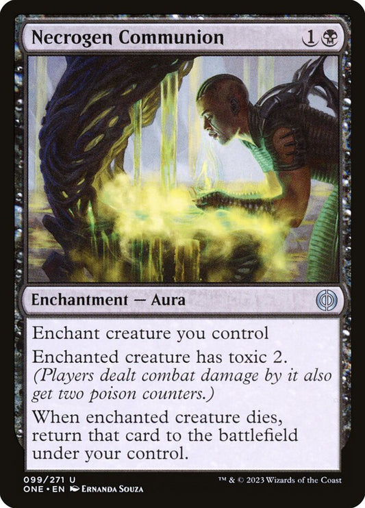 MTG Card Title: Necrogen Communion ONE/99