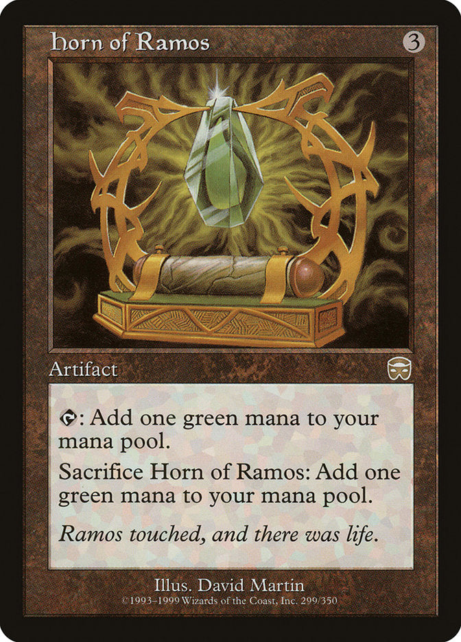 MTG Card Title: Horn of Ramos MMQ/299