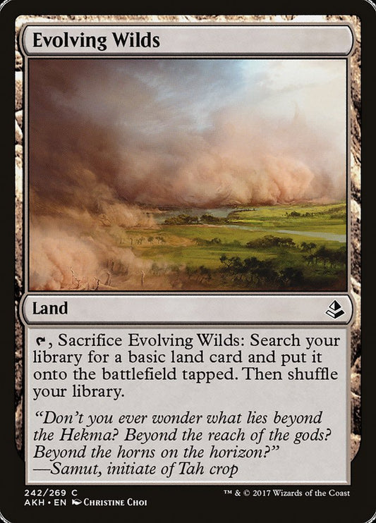 MTG Card Title: Evolving Wilds AKH/242