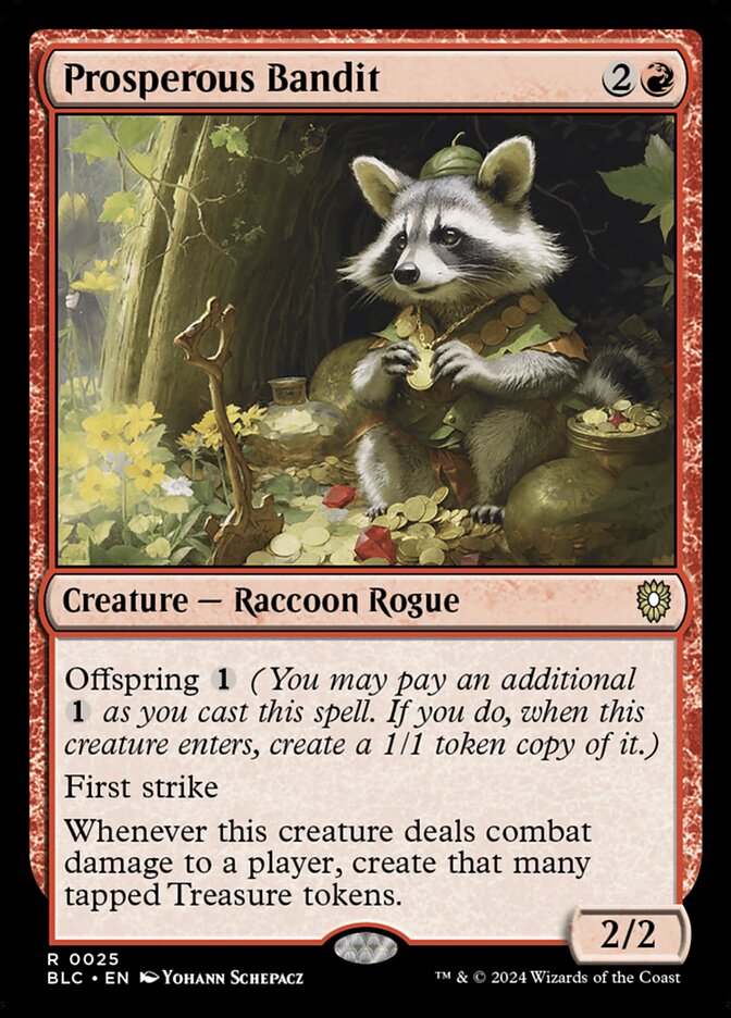 MTG Card Title: Prosperous Bandit BLC/25