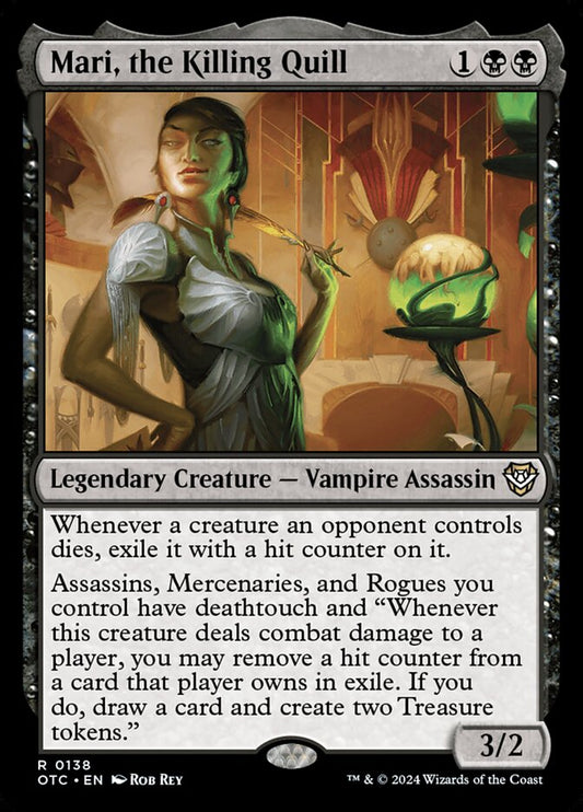 MTG Card Title: Mari, the Killing Quill OTC/138