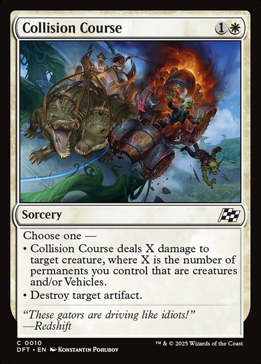 MTG Card Title: Collision Course DFT/10