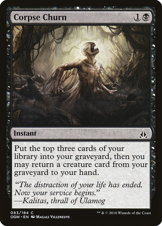 MTG Card Title: Corpse Churn OGW/83