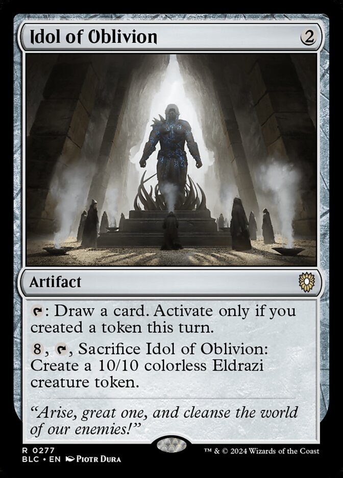 MTG Card Title: Idol of Oblivion BLC/277