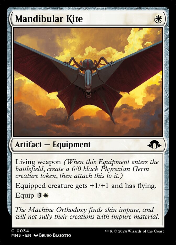 MTG Card Title: Mandibular Kite MH3/34