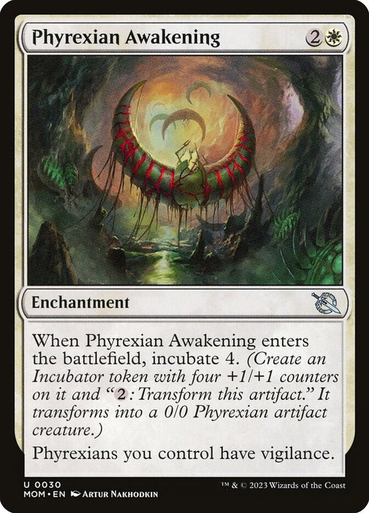 MTG Card Title: Phyrexian Awakening MOM/30