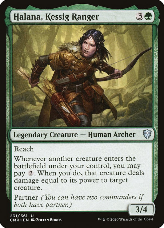 MTG Card Title: Halana, Kessig Ranger CMR/231