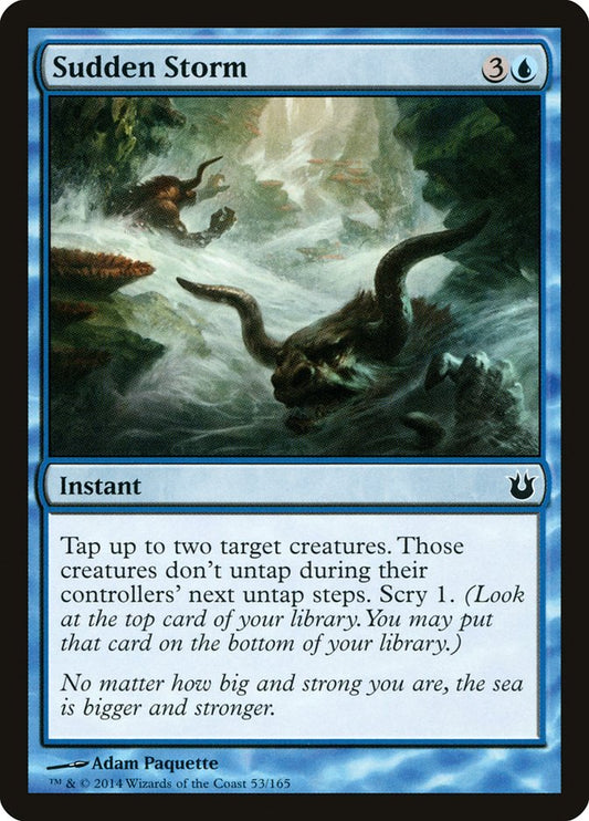 MTG Card Title: Sudden Storm BNG/53