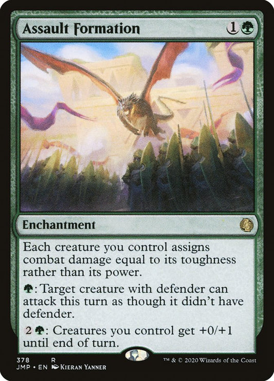 MTG Card Title: Assault Formation JMP/378