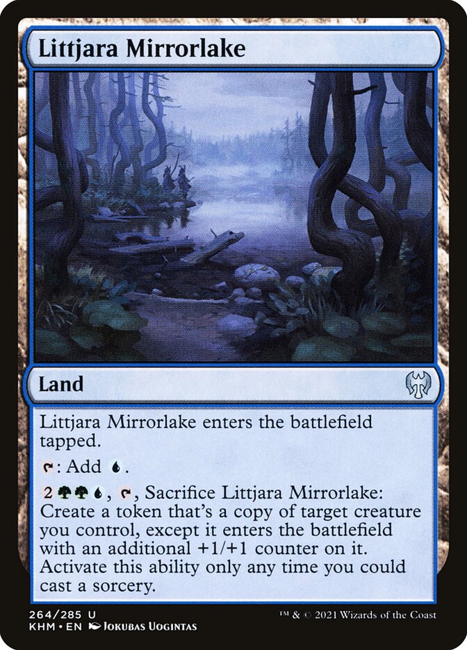 MTG Card Title: Littjara Mirrorlake KHM/264