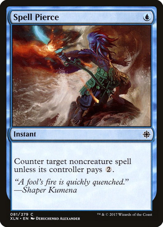 MTG Card Title: Spell Pierce XLN/81