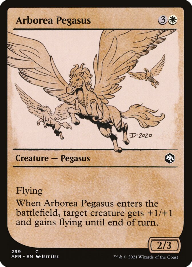 MTG Card Title: Arborea Pegasus AFR/299