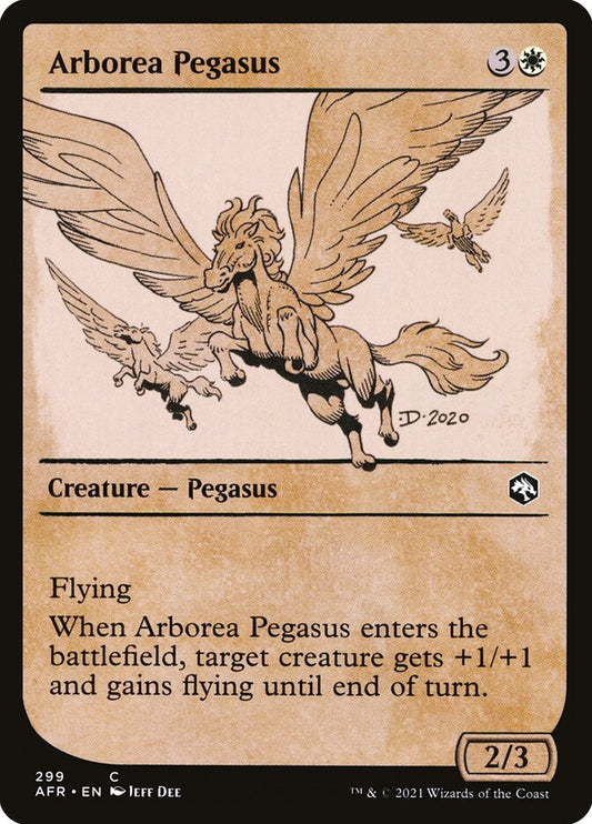 MTG Card Title: Arborea Pegasus AFR/299