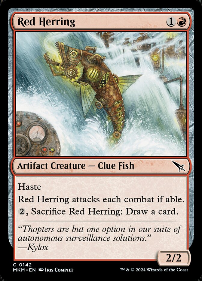 MTG Card Title: Red Herring MKM/142