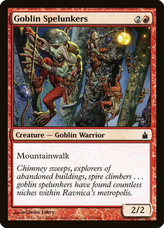MTG Card Title: Goblin Spelunkers RAV/128