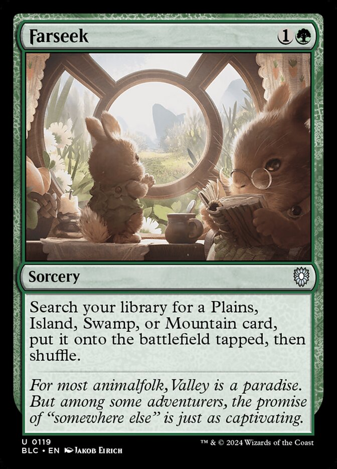 MTG Card Title: Farseek BLC/119