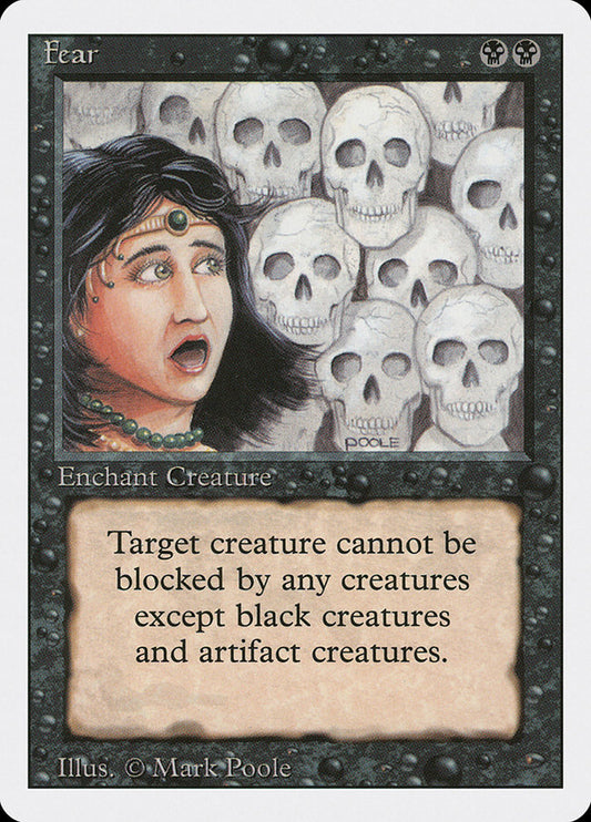 MTG Card Title: Fear 3ED/111