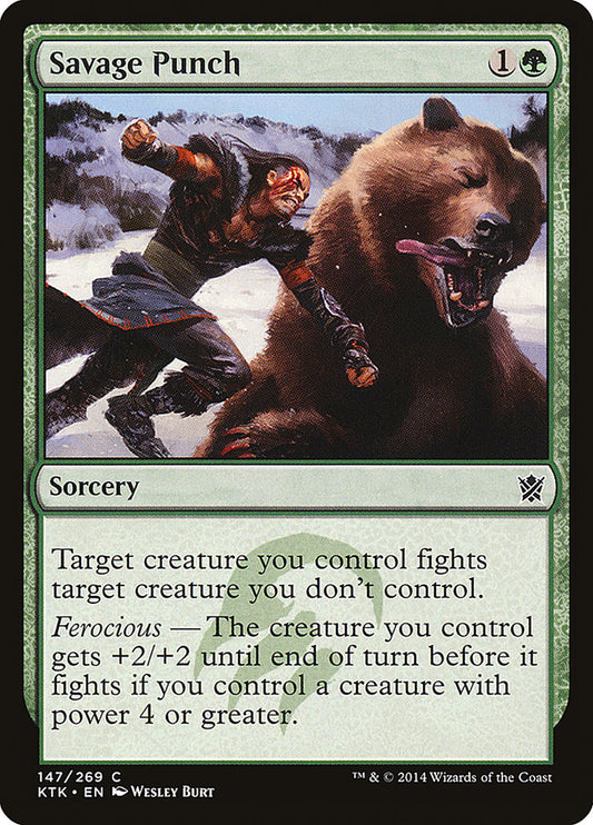 MTG Card Title: Savage Punch KTK/147