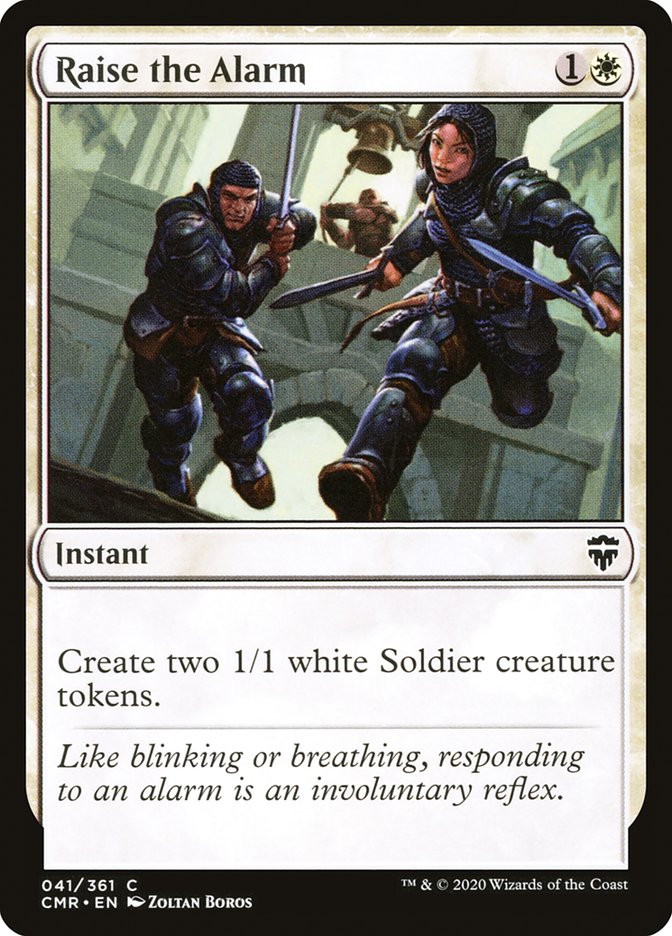 MTG Card Title: Raise the Alarm CMR/41